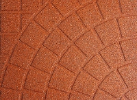 TERRAIN Garden Icicle Pattern Rubber Flooring Tiles 1x