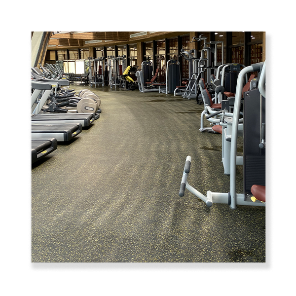 Rubber Rolls Work Done For Gym Flooring by Terrain